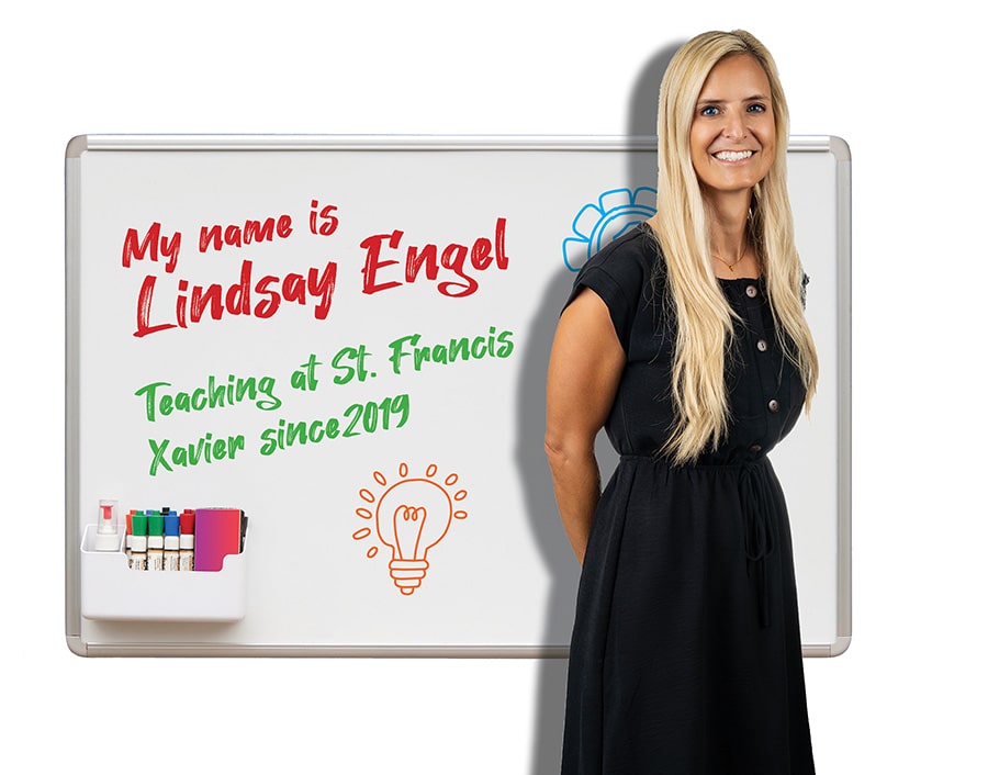 Lindsay Engel. Teaching at St. Francis Xavier since 2019!