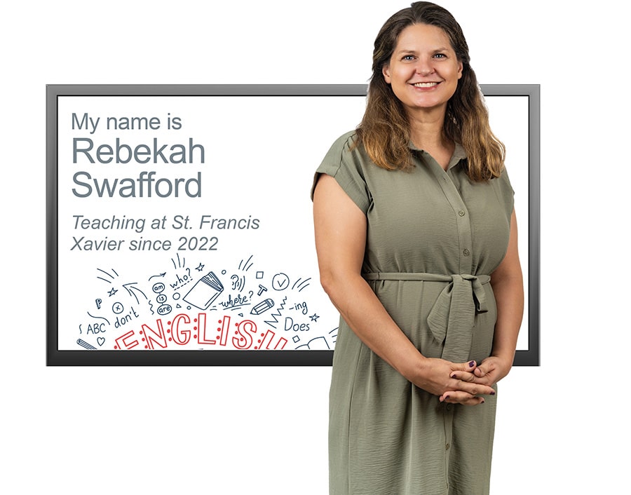 Rebekah Swafford, Teaching at St. Francis Xavier since 2022