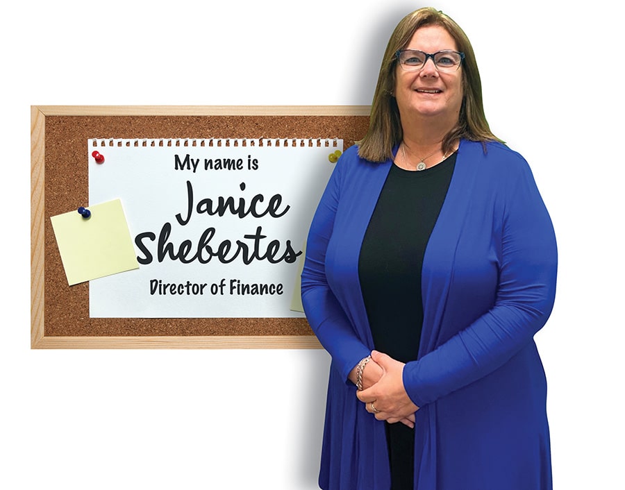 Janice Shebertes, Director of Finance