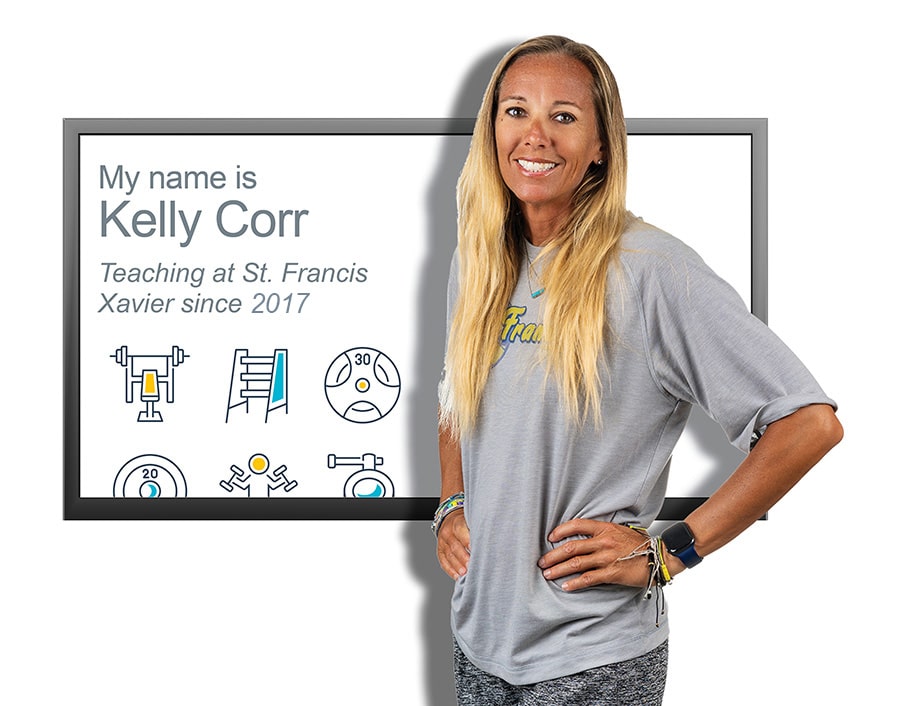 Kelly Corr, Teaching at St. Francis Xavier since 2017