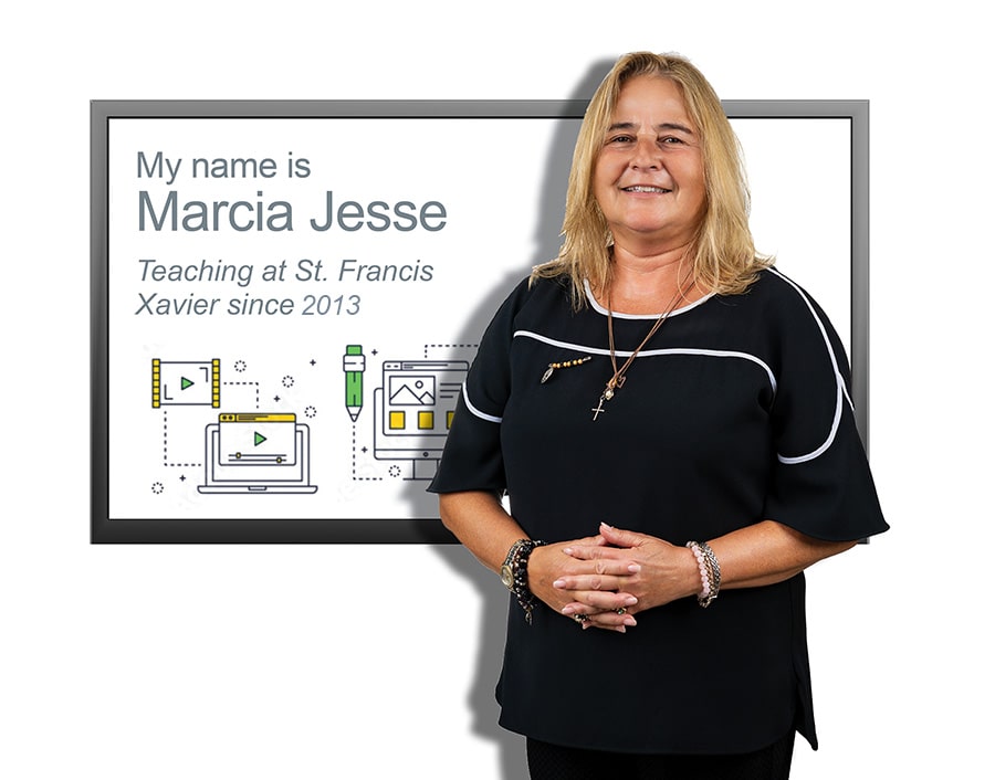 Marcia Jesse, Teaching at St. Francis Xavier since 2013
