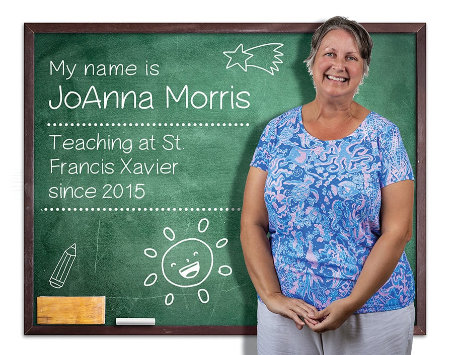 JoAnna Morris, Teaching at St. Francis Xavier since 2015