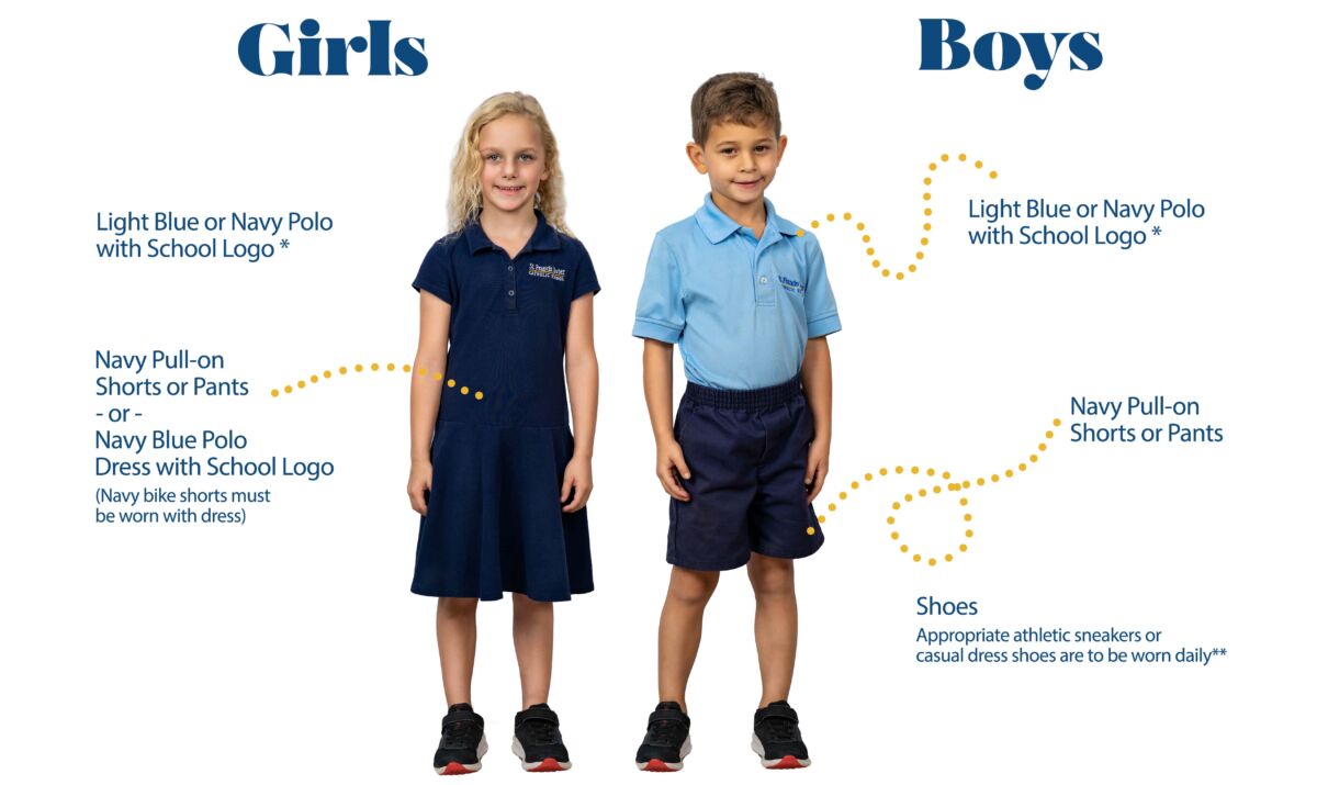 Uniforms | St. Francis Xavier Catholic School