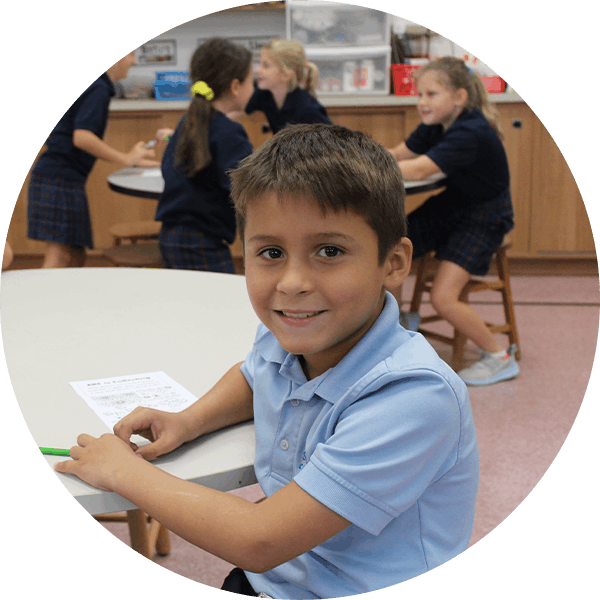 St. Francis Xavier Catholic School student