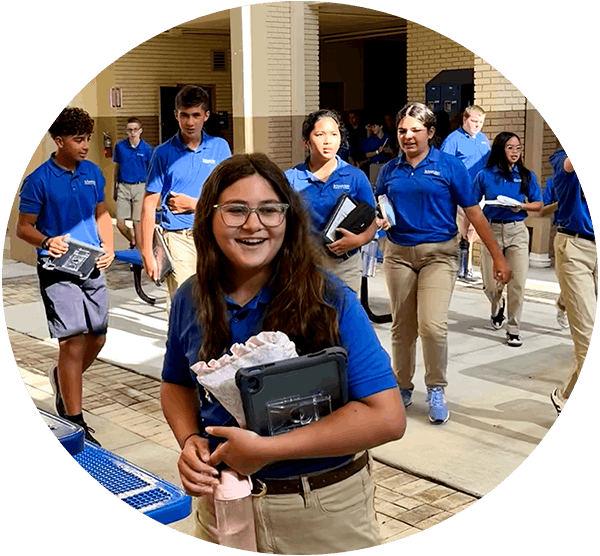 St. Francis Xavier Catholic School students